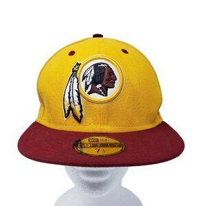 New Era 59Fifty Washington Redskins Fitted Hat Cap 7 1/4 NFL Football HTF